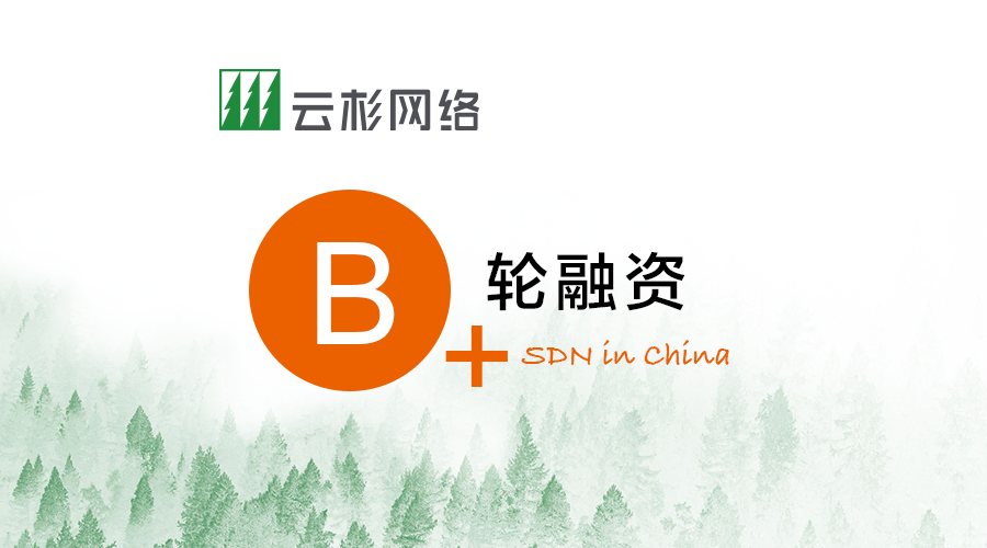 SDN十年磨一剑，云杉网络完成B+轮融资