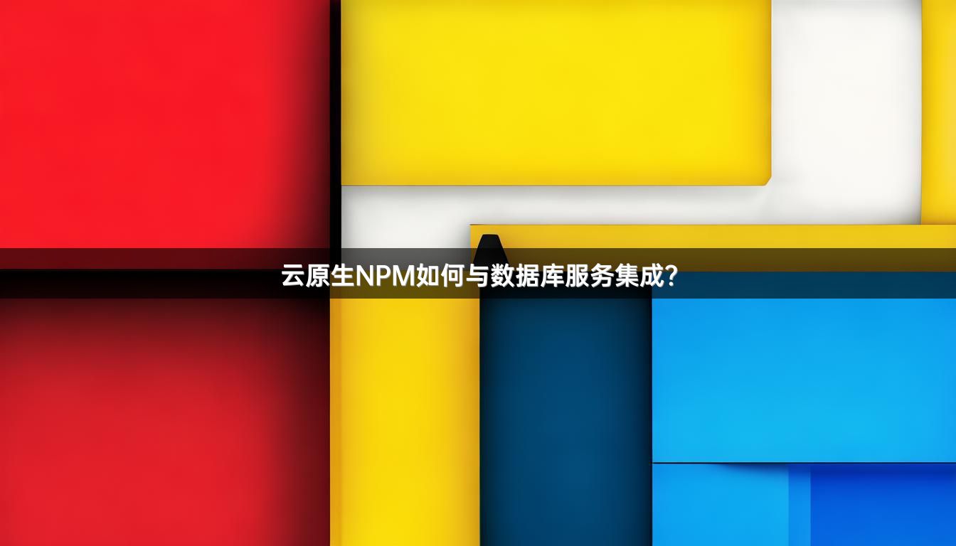 云原生NPM如何与数据库服务集成?