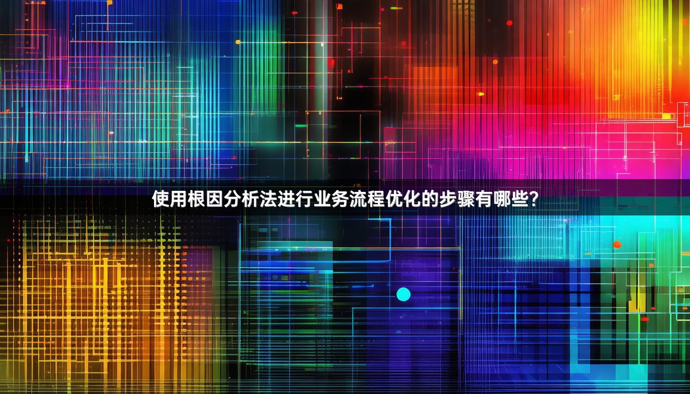 使用根因分析法进行业务流程优化的步骤有哪些？