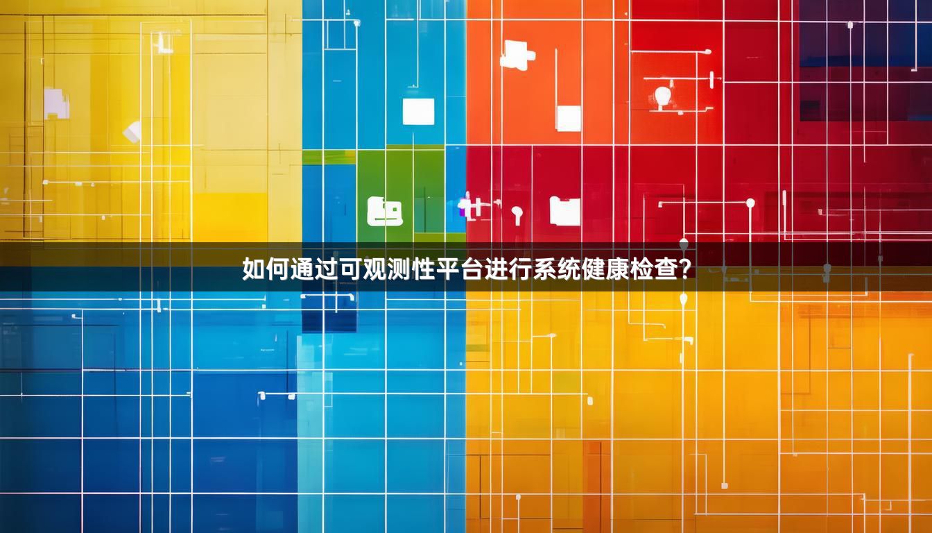 如何通过可观测性平台进行系统健康检查？