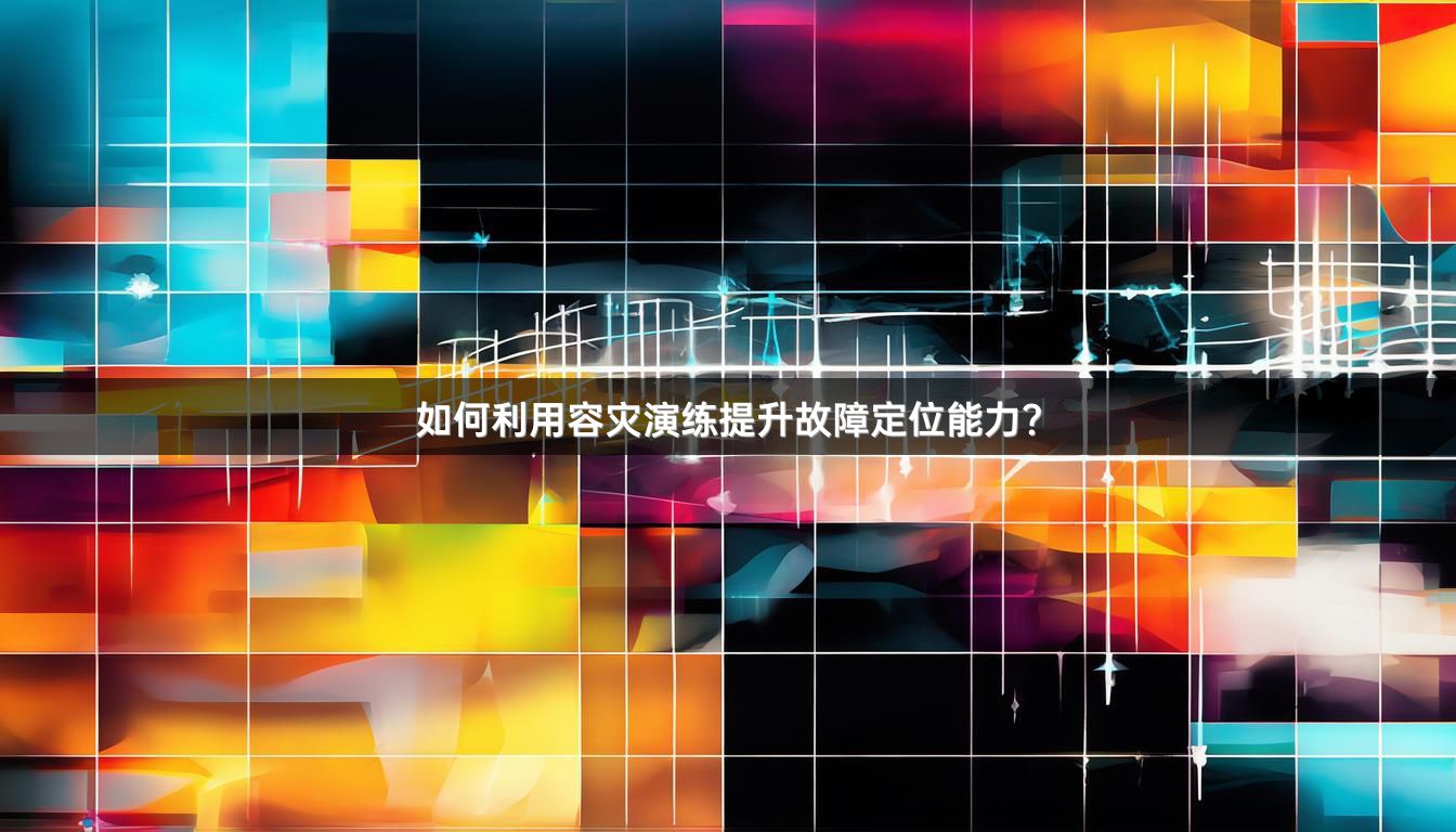 如何利用容灾演练提升故障定位能力？