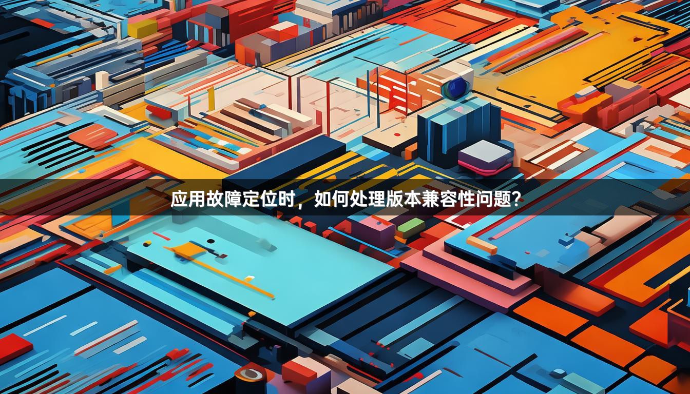 应用故障定位时，如何处理版本兼容性问题？