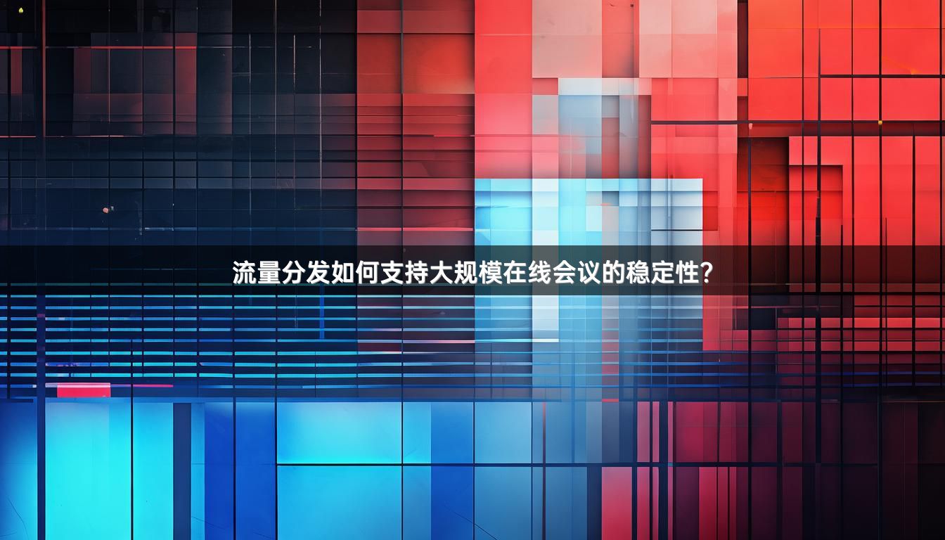 流量分发如何支持大规模在线会议的稳定性？