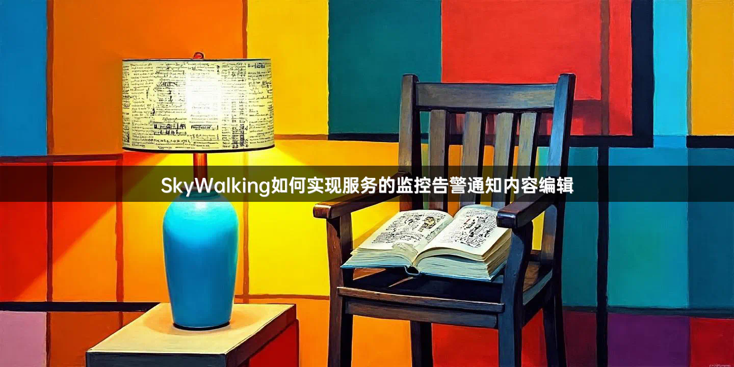SkyWalking如何实现服务的监控告警通知内容编辑