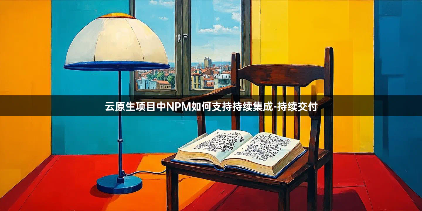 云原生项目中NPM如何支持持续集成-持续交付