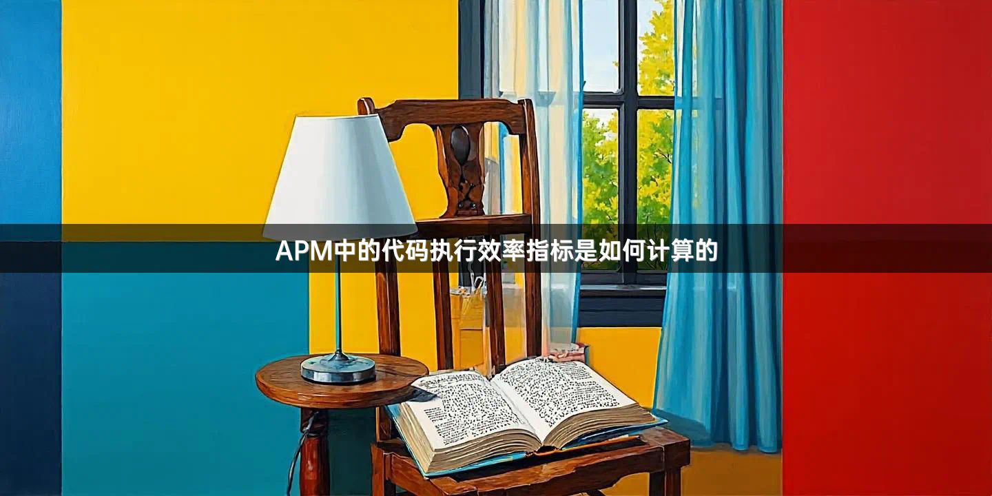 APM中的代码执行效率指标是如何计算的