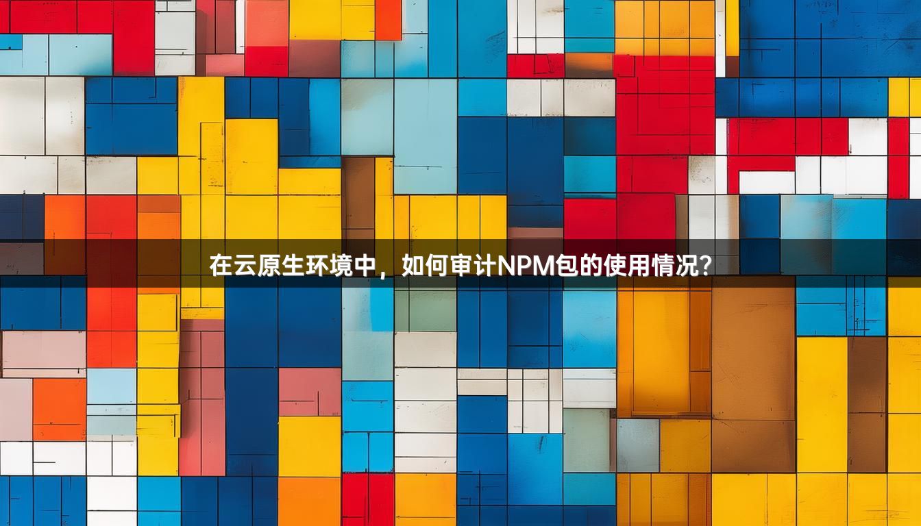 在云原生环境中,如何审计NPM包的使用情况?