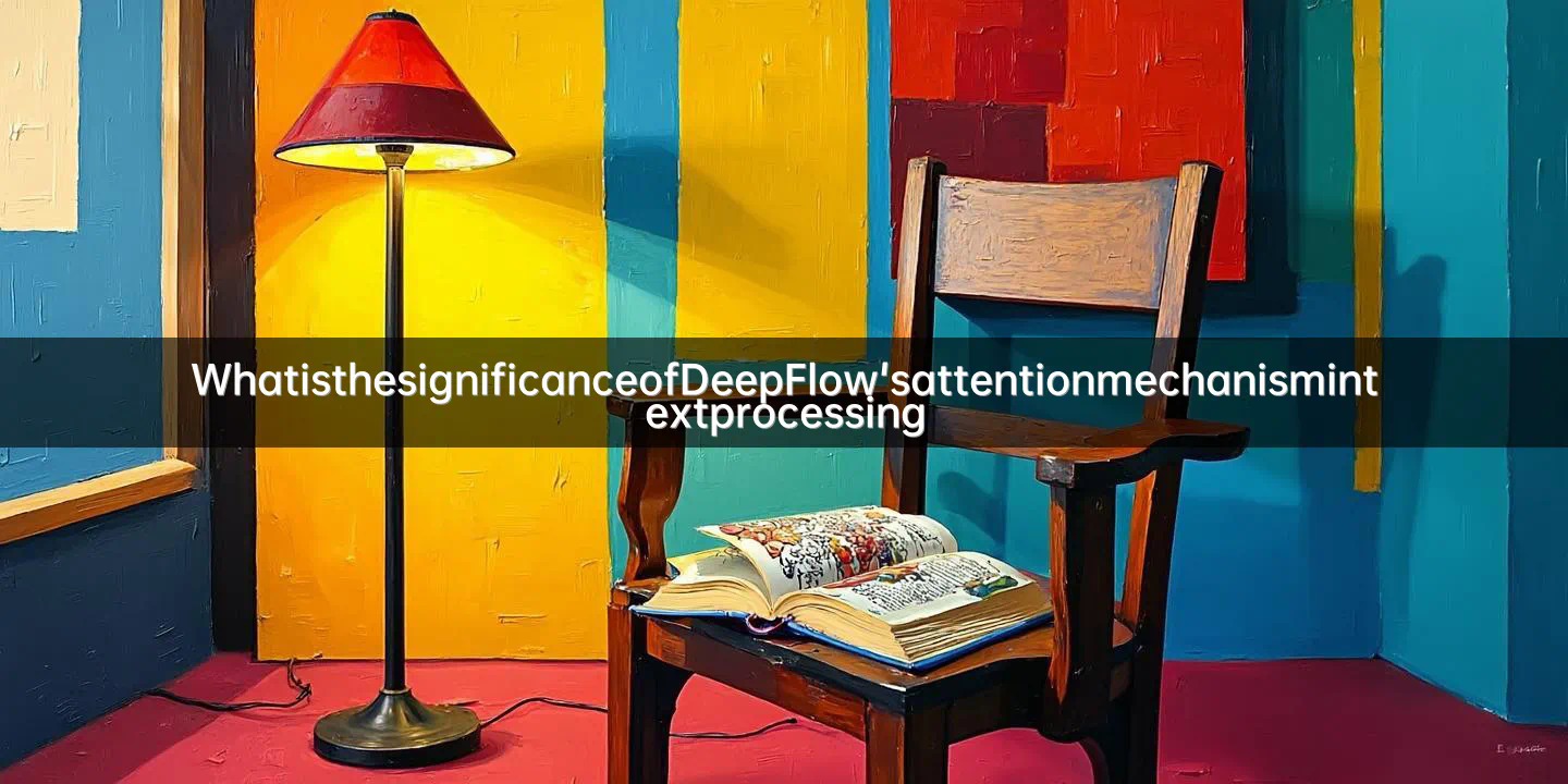 WhatisthesignificanceofDeepFlow'sattentionmechanismintextprocessing