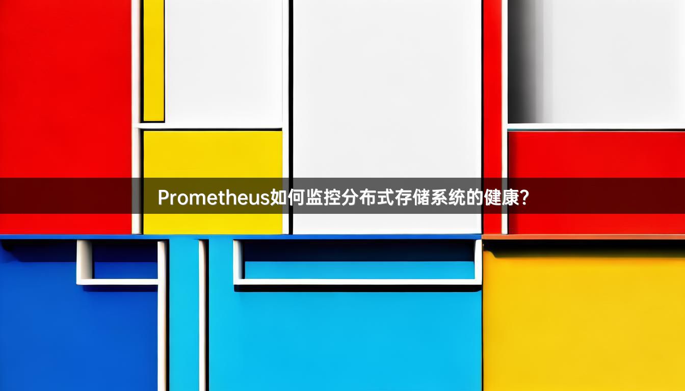 Prometheus如何监控分布式存储系统的健康?