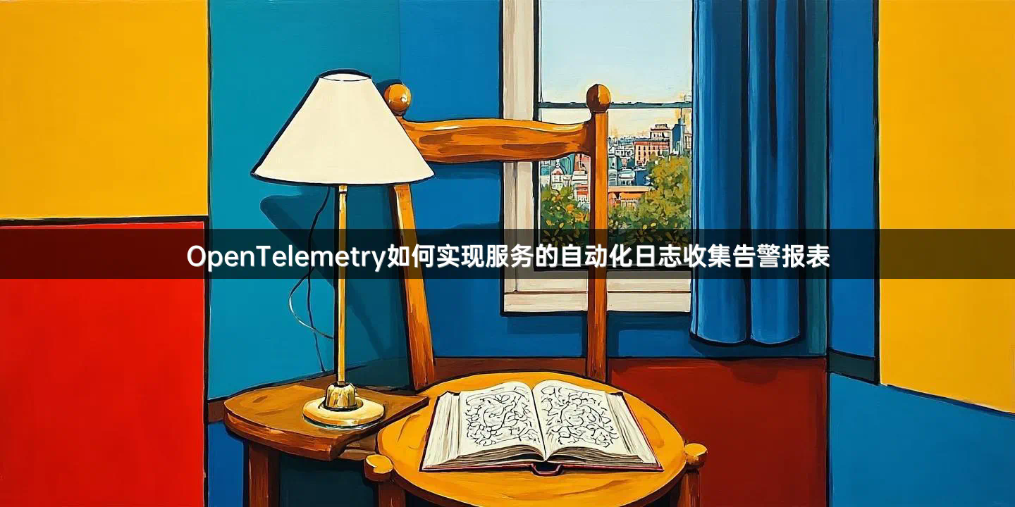 OpenTelemetry如何实现服务的自动化日志收集告警报表