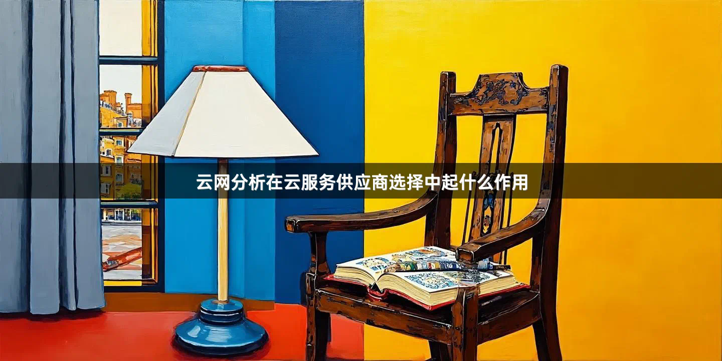 云网分析在云服务供应商选择中起什么作用