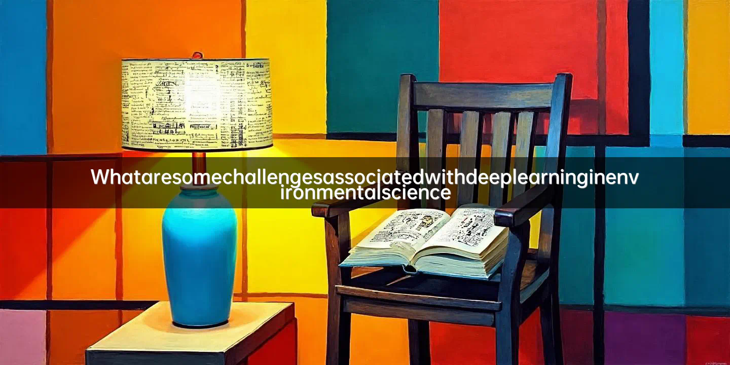 Whataresomechallengesassociatedwithdeeplearninginenvironmentalscience
