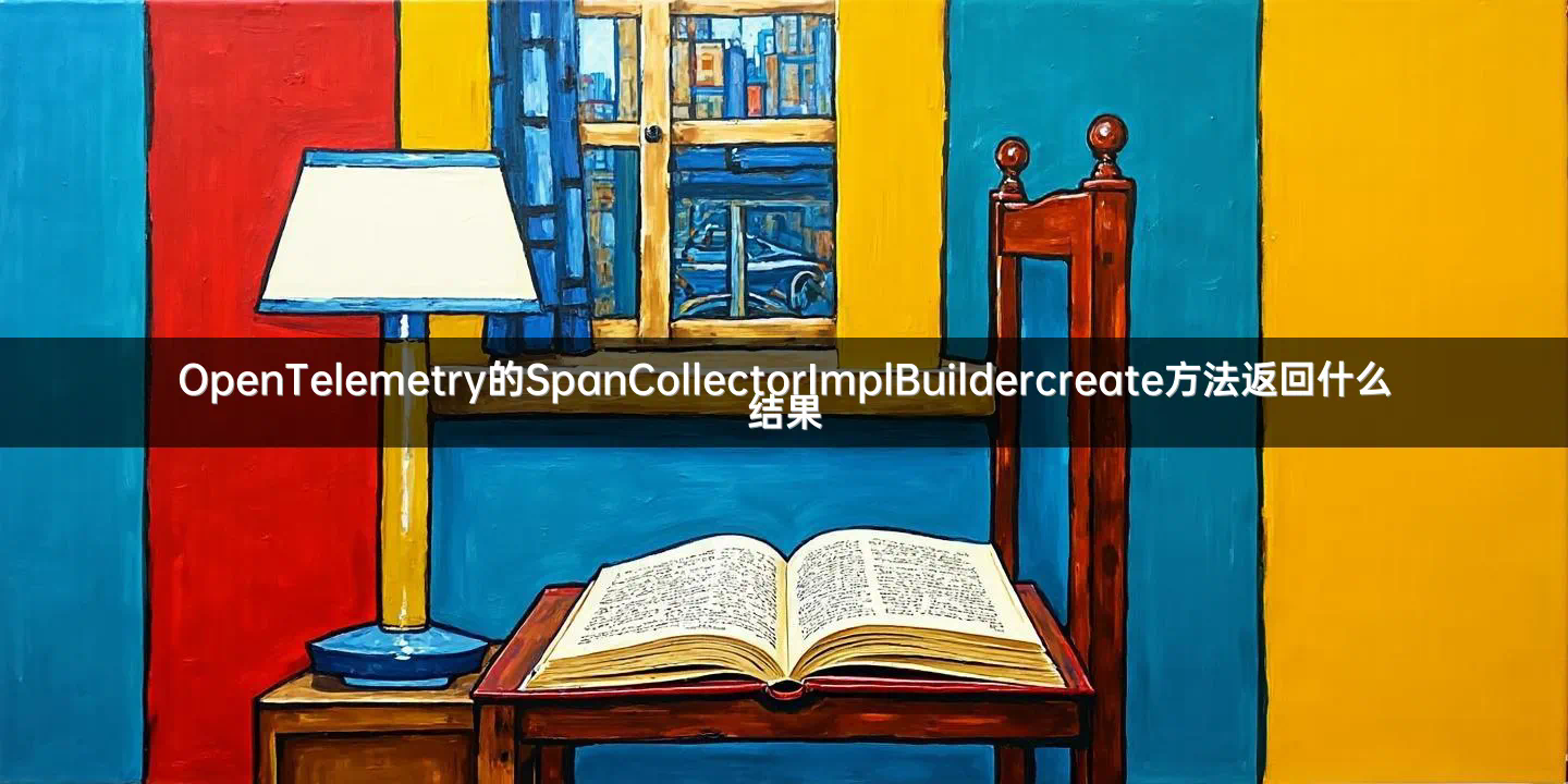 OpenTelemetry的SpanCollectorImplBuildercreate方法返回什么结果