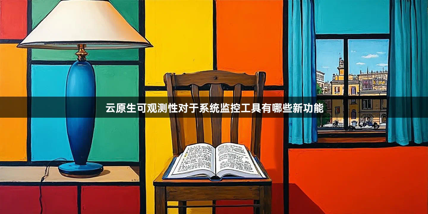 云原生可观测性对于系统监控工具有哪些新功能