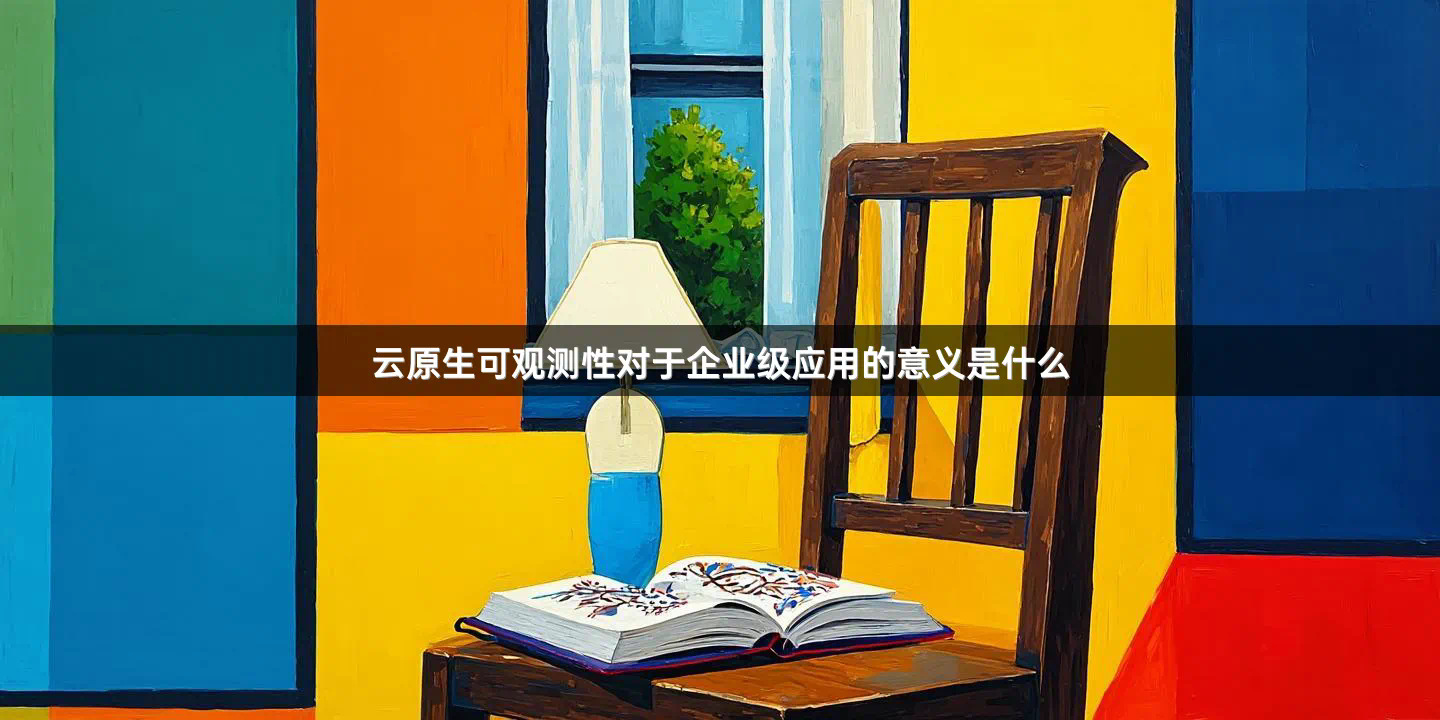 云原生可观测性对于企业级应用的意义是什么