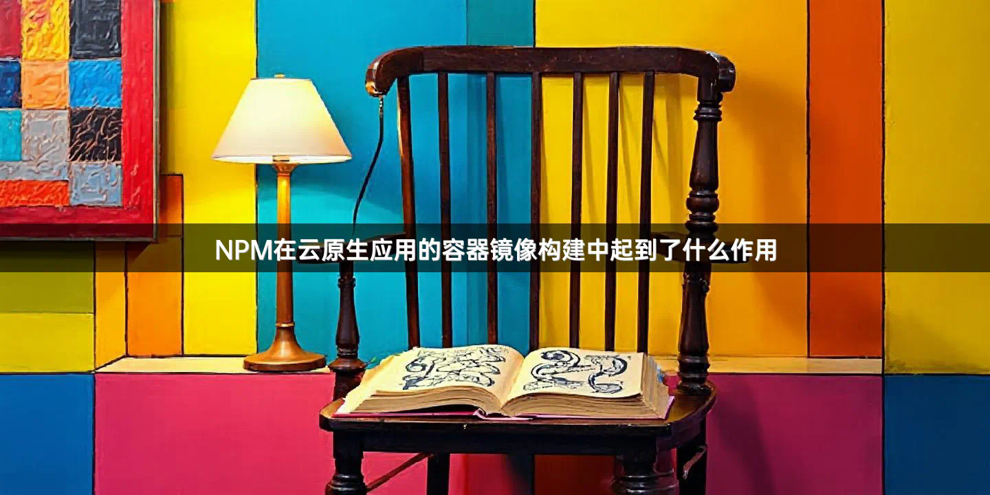 NPM在云原生应用的容器镜像构建中起到了什么作用