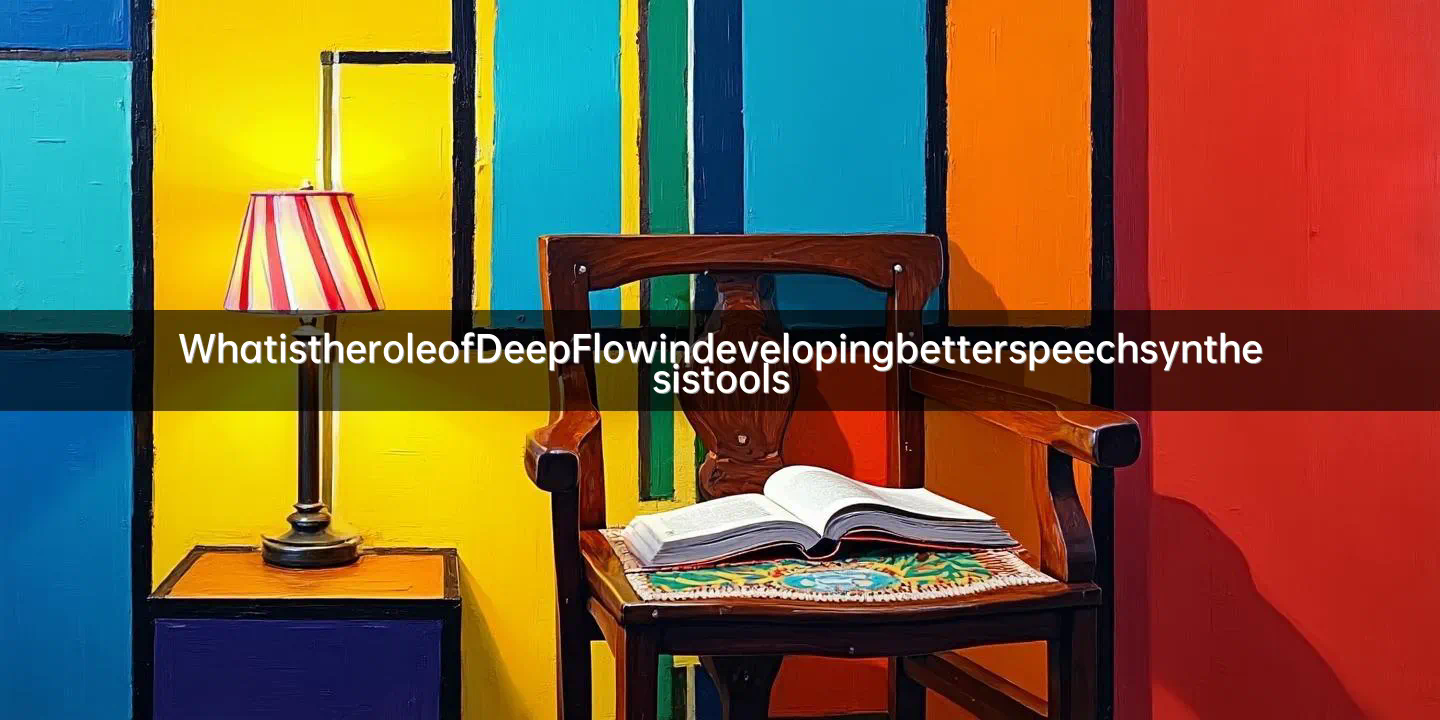 WhatistheroleofDeepFlowindevelopingbetterspeechsynthesistools